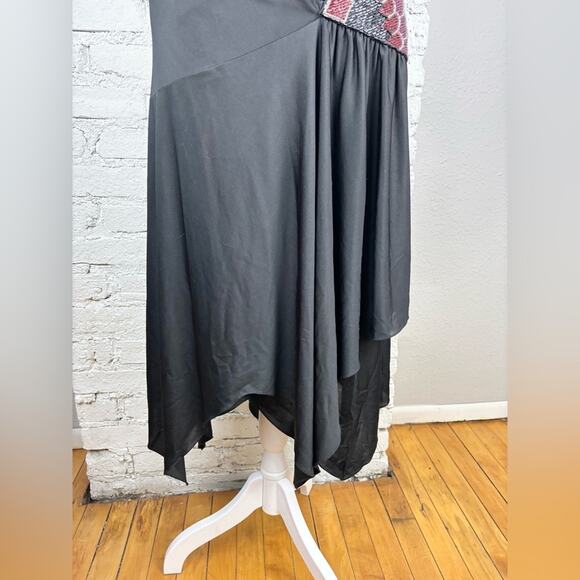 Vintage Disco Wrap Beaded Dress - Picture 5 of 13